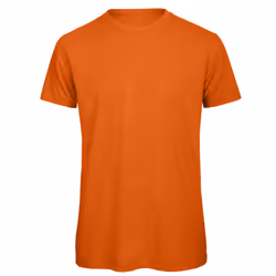 B&C Mens Favourite Organic Cotton Crew T-Shirt - S, Urban Orange