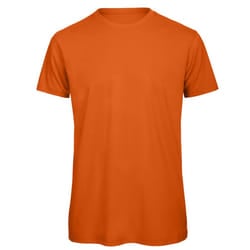 B&C Mens Favourite Organic Cotton Crew T-Shirt - S, Urban Orange