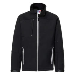 Russell Mens Bionic Softshell Jacket - XS, Black