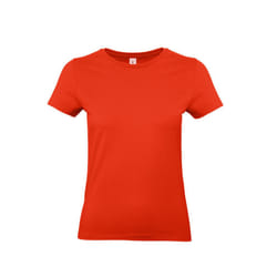 B&C Womens/Ladies #E190 Tee - XS, Fire Red