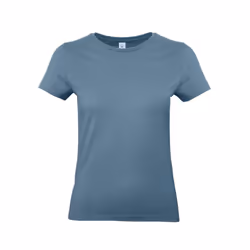 B&C Womens/Ladies #E190 Tee - XS, Stone Blue
