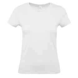 B&C Womens/Ladies #E150 Tee - XS, White