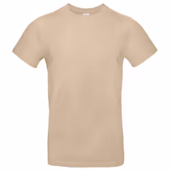 B&C Mens #E190 Tee - XS, Sand