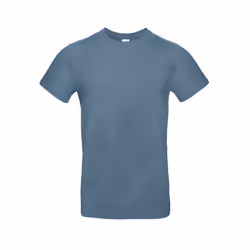 B&C Mens #E190 Tee - XS, Stone Blue