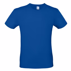 B&C Mens #E150 Tee - XS, Royal Blue
