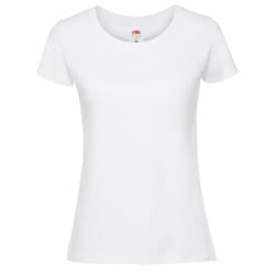 Fruit Of The Loom Womens/Ladies Ringspun Premium T-Shirt - M, Snow