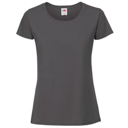 Fruit Of The Loom Womens/Ladies Ringspun Premium T-Shirt - XS, Pencil Grey