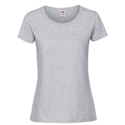 Fruit Of The Loom Womens/Ladies Ringspun Premium T-Shirt - XL, Taupe Grey