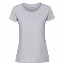 Fruit Of The Loom Womens/Ladies Ringspun Premium T-Shirt - XS, Taupe Grey