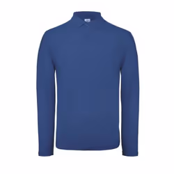 B&C ID.001 Mens Long Sleeve Polo - 4XL, Regal Blue