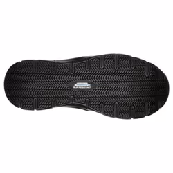 Skechers Mens Leather Flex Advantage SR - Bronwood Slip On Shoes - 7 UK, Black
