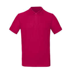 B&C Mens Inspire Polo - S, Raspberry Sorbet