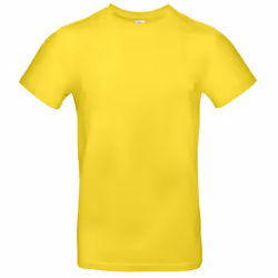 B&C Mens #E190 Tee - XS, Solar Yellow