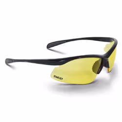 Stanley Unisex 10-Base Curved Half-Frame Safety Eyewear - One size, Amber