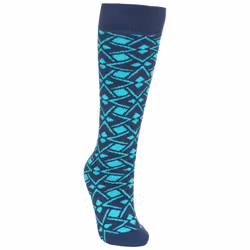 Trespass Womens/Ladies Marci Ski Socks - 3/9 UK, Lagoon Geo Print