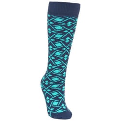 Trespass Womens/Ladies Marci Ski Socks - 3/9 UK, Lagoon Geo Print