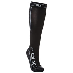 Trespass Trapped Ultralight Technical Ski Socks (1 Pair) - 7/11 UK, Black