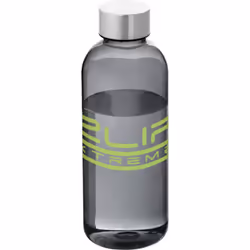 Bullet Spring Bottle - 21 x 7 cm, Transparent Black