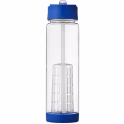 Bullet Tutti Frutti Bottle With Infuser - 25.9 x 7.1 cm, Transparent/Blue