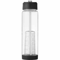 Bullet Tutti Frutti Bottle With Infuser - 25.9 x 7.1 cm, Transparent/White