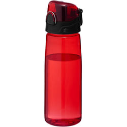 Bullet Capri Sports Bottle - 25 x  7.7 cm, Transparent Red