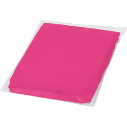 Bullet Ziva Adults Unisex Disposable Rain Poncho With Pouch - 90 x 120cm, Pink