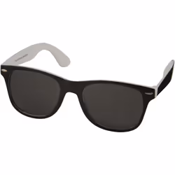 Bullet Sun Ray Sunglasses - Black With Colour Pop - 14.5 x 15 x 5 cm, White/Solid Black