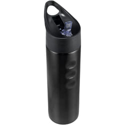 Bullet Trixie Stainless Sports Bottle - 26.5 x 7.3 cm, Solid Black