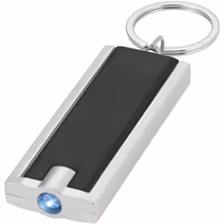 Bullet Castor Beam Light - 6 x 2.5 x 0.5 cm, Solid Black/Silver