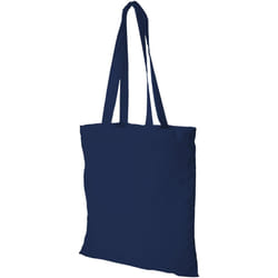 Bullet Peru Cotton Tote - 37 x 42 cm, Navy