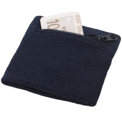 Bullet Brisky Sweatband With Zipper - 8 x 8 x 1 cm, Navy