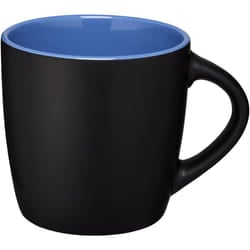 Bullet Riviera Ceramic Mug - 8.4 x 8.8 cm, Solid Black/Blue