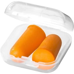 Bullet Serenity Earplugs In Case - 3.5 x 3.5 x 1.5 cm, Orange
