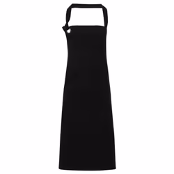 Premier Unisex Calibre Heavy Cotton Canvas Bib Apron - One Size, Black