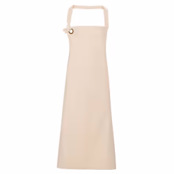 Premier Unisex Calibre Heavy Cotton Canvas Bib Apron - One Size, Natural