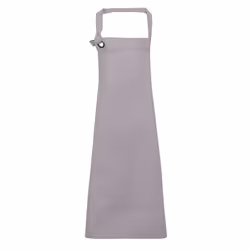Premier Unisex Calibre Heavy Cotton Canvas Bib Apron - One Size, Silver