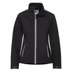 Russell Women/Ladies Bionic Softshell Jacket - XL, Black