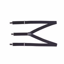 Premier Mens Clip On Braces - One Size, Steel