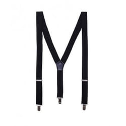 Premier Mens Clip On Braces - One Size, Black