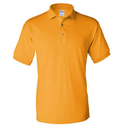 Gildan Adult DryBlend Jersey Short Sleeve Polo Shirt - 3XL, Gold