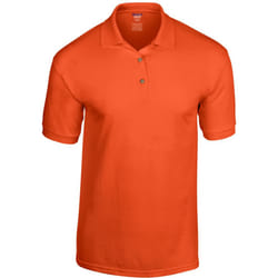 Gildan Adult DryBlend Jersey Short Sleeve Polo Shirt - 3XL, Orange