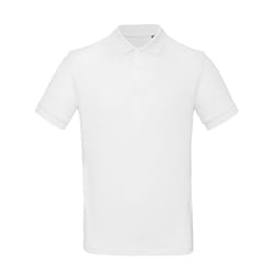B&C Mens Inspire Polo - 3XL, White