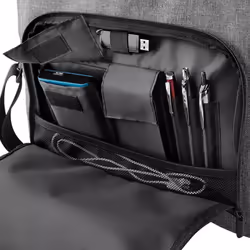 Quadra Executive Digital Office Bag (17inch Laptop Compatible) - One Size, Grey Marl
