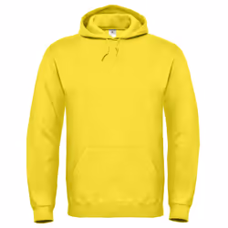 B&C Unisex Adults Hooded Sweatshirt/Hoodie - 4XL, Solar Yellow