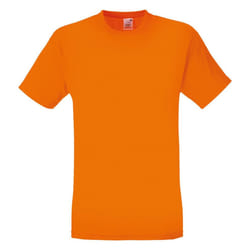 Screen Stars Fruit Of The Loom Mens Original Short Sleeve T-Shirt - 3XL, Orange