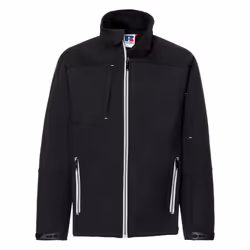 Russell Mens Bionic Softshell Jacket - L, Black
