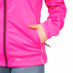 Trespass Womens/Ladies Sisely Waterpoof Softshell Jacket - XS, Pink Glow - Additional view 6