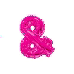 Kaleidoscope 34 Inch Foil Letter Blue Balloon - H, Pink