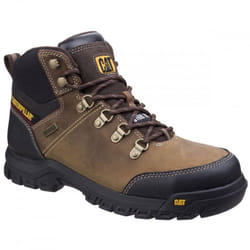 Caterpillar Mens CAT Framework S3 Safety Leather Boots - 7 UK, Seal Brown