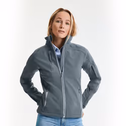Russell Women/Ladies Bionic Softshell Jacket - 4XL, Iron Grey